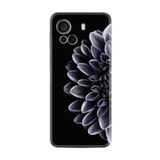 Kılıfland Casper Via F30 ile Uyumlu Silikon Kılıf, Çiçek Deseni, Siyah