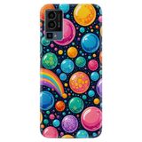 Kılıfland General Mobile 23 Kılıf, Boutique Baskılı, Renkli Balonlar Desenli