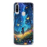 Kılıfland General Mobile GM 20 Pro Kılıf, Boutique Baskılı, Anime Butterfly, Mavi