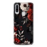 Kılıfland General Mobile GM 20 Pro Kılıf, Boutique Baskılı, Çiçek Desenli, Siyah