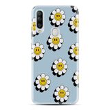 Kılıfland General Mobile GM 20 Pro Kılıf, Boutique Baskılı, Gülen Papatyalar Desenli, Mavi