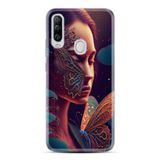 Kılıfland General Mobile GM 20 Pro Kılıf, Boutique Baskılı Kelebek Kadın Deseni, Renk75