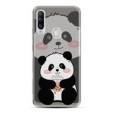 Kılıfland General Mobile GM 20 Pro Kılıf, Boutique Baskılı, Milkshake Panda Desenli