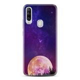 Kılıfland General Mobile GM 20 Pro Kılıf, Boutique Baskılı, Mor Ay Desenli