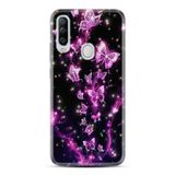 Kılıfland General Mobile GM 20 Pro Kılıf, Boutique Baskılı, Pembe Neon Kelebekler
