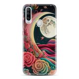 Kılıfland General Mobile GM 20 Pro Kılıf, Boutique Baskılı, Platonik Ay Desenli, Renkli