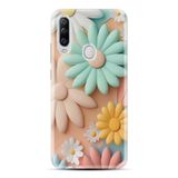 Kılıfland General Mobile GM 20 Pro Kılıf, Boutique Baskılı, Rengarenk Çiçek Desenli