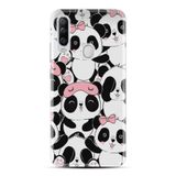 Kılıfland General Mobile GM 20 Pro Kılıf, Boutique Baskılı, Uykucu Pandalar Desenli, Beyaz