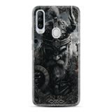 Kılıfland General Mobile GM 20 Pro Kılıf, Boutique Baskılı, Viking Desenli, Siyah