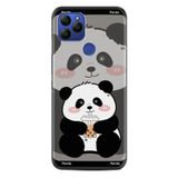 Kılıfland General Mobile GM 21 ile Uyumlu Kılıf, Boutique Baskılı, Milkshake Panda Desenli