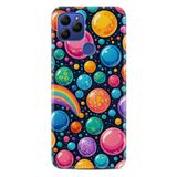 Kılıfland General Mobile GM 21 Kılıf, Boutique Baskılı, Renkli Balonlar Desenli
