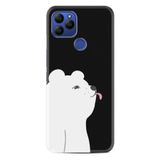 Kılıfland General Mobile GM 21 New Edition Kılıf, Silikon, Panda Desen, Siyah