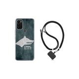 kilifland General Mobile Gm 21 Plus ile Uyumlu Kılıf Ipli Boyun Askılı Desenli Silikon Göktürk 2 1411