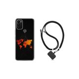 kilifland General Mobile Gm 21 Plus ile Uyumlu Kılıf Ipli Boyun Askılı Desenli Silikon Iz Bırakan Uçak 1778