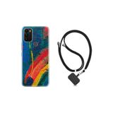 kilifland General Mobile Gm 21 Plus ile Uyumlu Kılıf Ipli Boyun Askılı Desenli Silikon Ressam Sulu Boya 1600