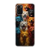 Kılıfland General Mobile GM 21 Plus Kılıf, Boutique Baskılı Köpekçikler Desenli