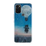 Kılıfland General Mobile GM 21 Plus Kılıf, Boutique Baskılı, Resimli Travel Desenli, Mavi