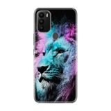 Kılıfland General Mobile GM 21 Plus New Edition ile Uyumlu Silikon Kılıf, Desen, Pink Blue Leon