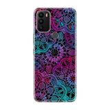 Kılıfland General Mobile GM 21 Plus New Edition ile Uyumlu Silikon Kılıf, Renkli Mandala Desen
