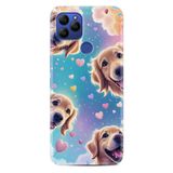Kılıfland General Mobile GM 21 Pro Kılıf, Boutique Baskılı, Kalp ve Köpek Desenli, Mavi
