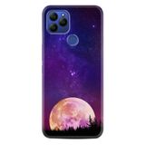 Kılıfland General Mobile GM 21 Pro Kılıf, Boutique Baskılı, Mor Ay Desenli