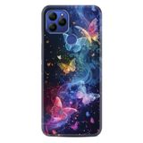 Kılıfland General Mobile GM 21 Pro Kılıf, Boutique Baskılı, Neon Kelebekler, Renkli