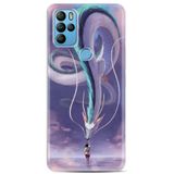Kılıfland General Mobile GM 21 Pro Uyumlu Silikon Kılıf, Desen Exclusive Kız ve Ejderha
