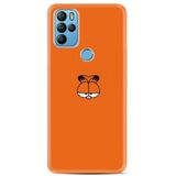 Kılıfland General Mobile GM 21 Pro Uyumlu Silikon Kılıf, Garfi Desen, Turuncu