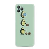 Kılıfland General Mobile GM 22 Plus ile Uyumlu Silikon Kılıf, Resimli Desenli Baskılı, Yeşil