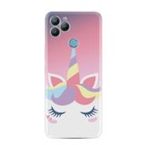 Kılıfland General Mobile GM 22 Plus Kılıf, Silikon, Desen Özel Seri Sweety Unicorn, Pembe