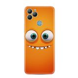 Kılıfland General Mobile GM 22 Plus Kılıf, Silikon, Desen Özel Seri, Turuncu