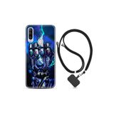 kilifland General Mobile Gm20 Pro ile Uyumlu Kılıf Silikon Desen Boyun Askılı Thunder Play 1760