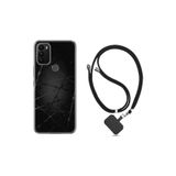 kilifland General Mobile Gm21 Plus ile Uyumlu Kılıf Silikon Desen Boyun Askılı Dikenli Tel 1779