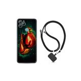 kilifland General Mobile Gm22 Plus ile Uyumlu Kılıf Silikon Desen Boyun Askılı Boks Eldiveni 1763