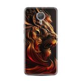 Kılıfland General Mobile GM5 Plus Kılıf, Boutique Baskılı, Arslan Desenli
