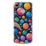 Kılıfland General Mobile GM8 GO Kılıf, Boutique Baskılı, Renkli Balonlar Desenli