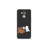 Kılıfland General Mobile GM8 ile Uyumlu Panda Tasarımlı Telefon Kılıfı, Silikon, Karışık Renk