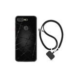 kilifland General Mobile Gm9 Pro ile Uyumlu Kılıf Silikon Desen Boyun Askılı Dikenli Tel 1779
