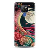 Kılıfland General Mobile GM9 Pro Kılıf, Boutique Baskılı, Platonik Ay Tasarımı, Renkli