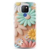 Kılıfland General Mobile GM9 Pro Kılıf, Boutique Baskılı, Rengarenk Çiçek Desen