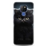 Kılıfland General Mobile GM9 Pro Kılıf, Boutique Baskılı, Resimli Tombul Kedi, Siyah