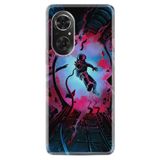 Kılıfland Huawei Honor 50 ile Uyumlu Silikon Kılıf, Astronot Attack Desen, Renkli