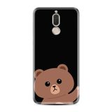 kilifland Huawei Mate 10 Lite ile Uyumlu Kılıf Resimli Desenli Silikon Güzel Seri Hello Bear 1905