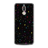 kilifland Huawei Mate 10 Lite ile Uyumlu Kılıf Silikon Desen Güzel Seri Puantiye Ve Ay 1726