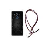 kilifland Huawei Mate 10 Pro ile Uyumlu Kılıf Rasta Ipli Boyun Askılı Desenli Silikon Dikenli Tel 1779