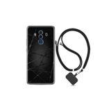 kilifland Huawei Mate 10 Pro ile Uyumlu Kılıf Silikon Desen Boyun Askılı Dikenli Tel 1779