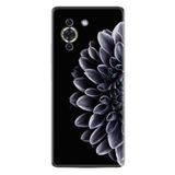 Kılıfland Huawei Nova 10 ile Uyumlu Silikon Kılıf, Çiçek Desen, Siyah