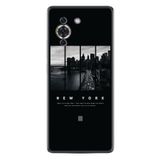 Kılıfland Huawei Nova 10 ile Uyumlu Silikon Kılıf, Desen Özel Seri New York, Siyah