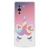 Kılıfland Huawei Nova 10 ile Uyumlu Silikon Kılıf, Desen Özel Seri Sweety Unicorn, Pembe