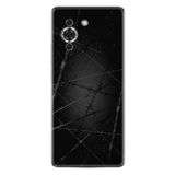 Kılıfland Huawei Nova 10 ile Uyumlu Silikon Kılıf, Dikenli Tel Desen, Siyah